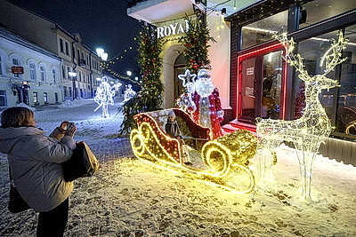 Праздничная атмосфера в Витебске