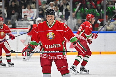 Хоккейная команда Президента победила сборную Гомельской области в матче РХЛ