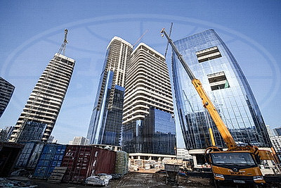 Около 50 тыс.кв.м остекления. Как продвигается строительство Международного финансового центра в Минске