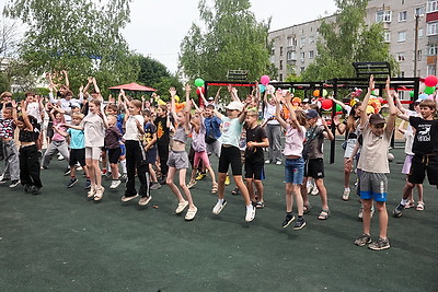 В Могилеве открыли новые спортивные площадки