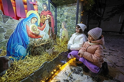 Рождественские богослужения прошли в православных храмах Беларуси