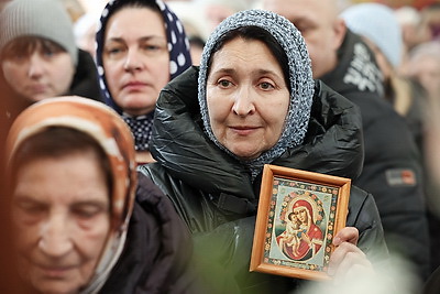 Частица Пояса Пресвятой Богородицы доставлена в Свято-Духов кафедральный собор в Минске