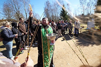 Празднование \"Вербницы\" прошло в Музее народной архитектуры и быта