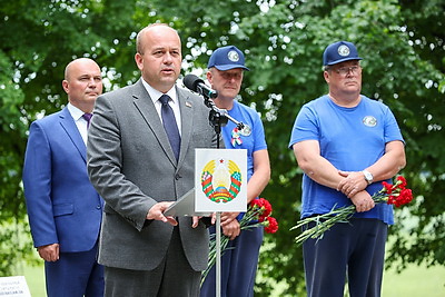 Участники автопробега \"Помним имя твое, Солдат!\" посетили Смолевичский район