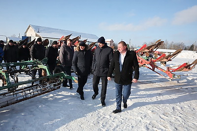 Крутой с рабочей поездкой посетил Климовичский район