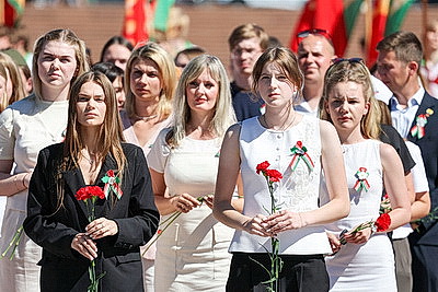 На площади Победы в Витебске состоялось открытие Дней молодежи