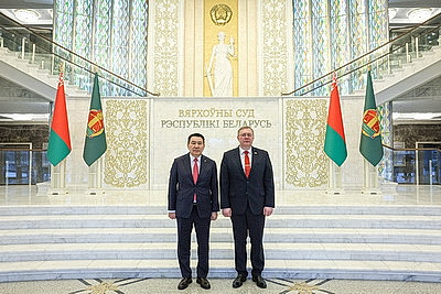 В Минске прошла встреча председателя Верховного Суда Беларуси и председателя Экономического Суда СНГ