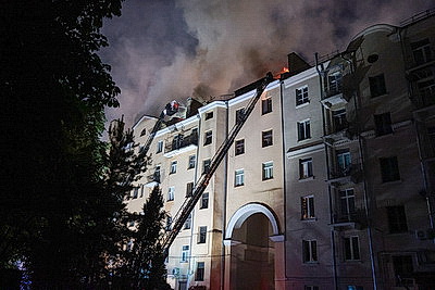 МЧС: пожар на ул.Ленина в Минске ликвидирован, никто не пострадал