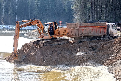 Ремонт водосбросного шлюза \"Домбровка\" на Августовском канале выполнен на 90%