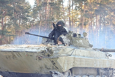 Внезапная проверка боеготовности проходит в 11-й отдельной механизированной бригаде в Слониме