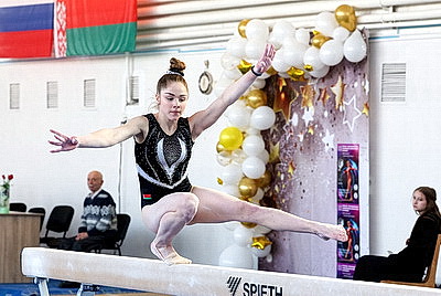 В Витебске стартовал международный турнир по спортивной гимнастике памяти олимпийской чемпионки Тамары Лазакович