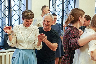 Вечер традиционных танцев состоялся в музее истории белорусской литературы в Минске