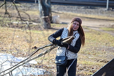 Первый общегородской субботник прошел в Могилеве