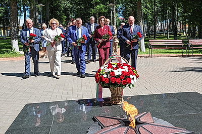 В Россонах проходит выездное заседание совета при Президиуме Совета Республики