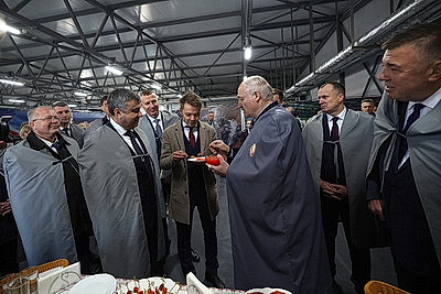Лукашенко совершил рабочую поездку в Могилевскую область