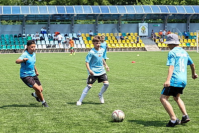 В Гомеле проходит очередной этап областных соревнований по футболу \"Кожаный мяч\"