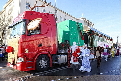 Зимний фестиваль \"Берестейские сани\" прошел в Бресте