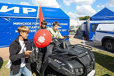 В Минске проходит акция МВД \"За безопасность - вместе!\"
