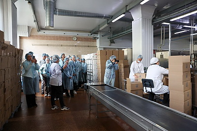 \"Время действовать\". Молодые специалисты посетили Минский хладокомбинат №2