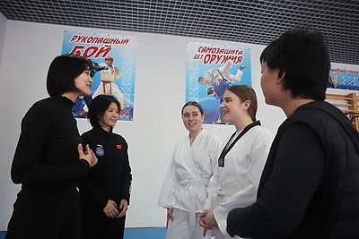 Курсанты Пекинского полицейского института проходят стажировку на базе Могилевского института МВД