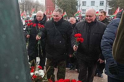 Девизом было и остается \"Своих не бросать\". В Могилеве прошел митинг ко Дню памяти воинов-интернационалистов