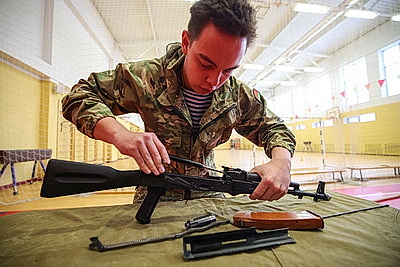 Масштабные соревнования между военно-патриотическими клубами прошли в Минском районе