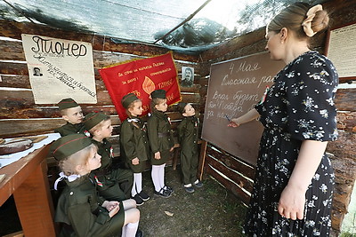 \"Прорыв Победы\". Патриотическая акция прошла в Ушачском районе