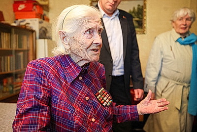 Радоваться каждому дню. 102-летняя ветеран Лидия Волкова высказала главное пожелание для всех