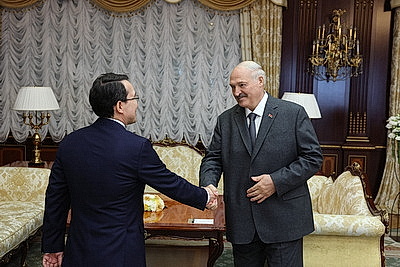 Лукашенко видит потенциал для увеличения вдвое товарооборота с Казахстаном