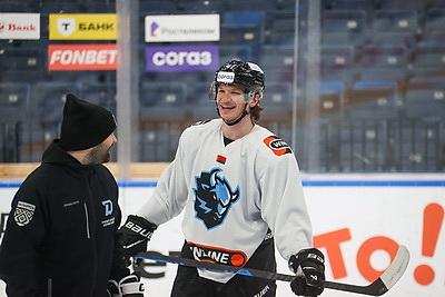 Открытую тренировку минского \"Динамо\" провели на \"Минск-Арене\"