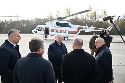 Лукашенко в Витебской области ознакомился с современным проектом в области мясного животноводства