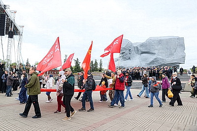Радостно, трепетно, масштабно празднуют День Победы в Бресте