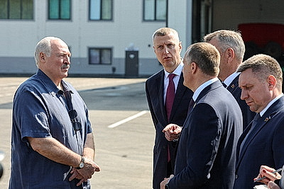 Лукашенко с рабочей поездкой посетил Шкловский район