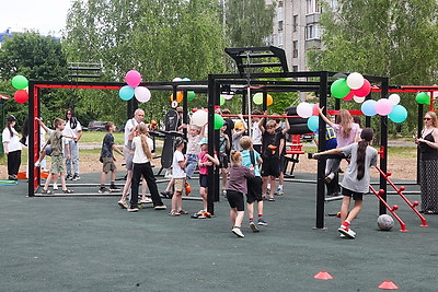 В Могилеве открыли новые спортивные площадки
