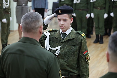 14 курсантов пополнили ряды военно-патриотического клуба \"Бригада\" в Могилеве