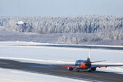 Национальный аэропорт Минск впервые провел зимнюю споттинг-сессию для фотографов