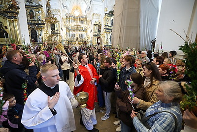 Католики отпраздновали Вход Господень в Иерусалим