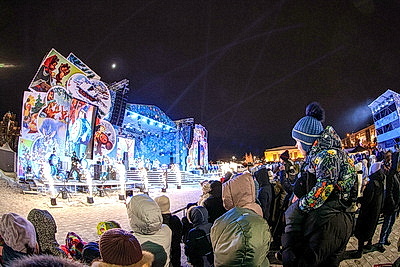 Новогодние гулянья проходят в столице и регионах