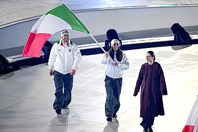 Античный амфитеатр Вероны принял церемонию закрытия зимних Олимпийских игр