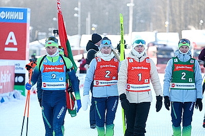 Команда Беларуси выиграла смешанную эстафету на домашнем этапе Кубка Содружества