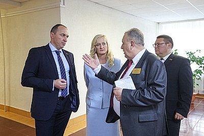 Лобович ознакомился с работой социального пансионата в Гродненском районе