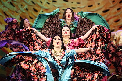 Премьеру музыкального спектакля \"Ночь Земфиры\" представил зрителям Гродненский драмтеатр