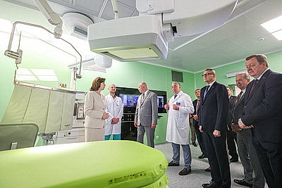 Новый диагностический корпус областного клинического кардиоцентра открыли в Гродно