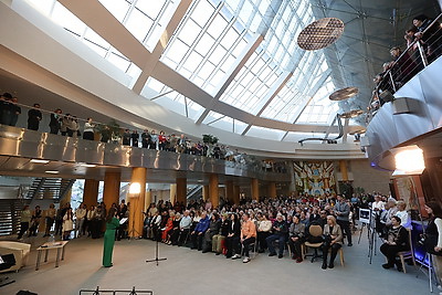 \"Молилось сердце и голос молился\". Вечер памяти Владимира Мулявина прошел в Национальной библиотеке