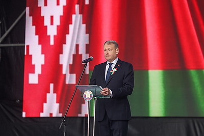 Празднование Дня Победы в Гродно