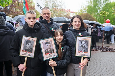 Празднование Дня Победы в Гродно