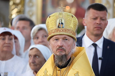 Патриарх Кирилл возглавил Божественную литургию в Свято-Воскресенском соборе Бреста