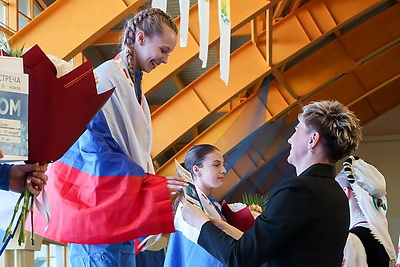 В Могилеве прошли международные соревнования по легкой атлетике \"Матчевая встреча\"