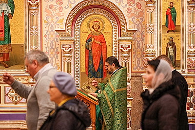 Православные верующие отметили Вербное воскресенье