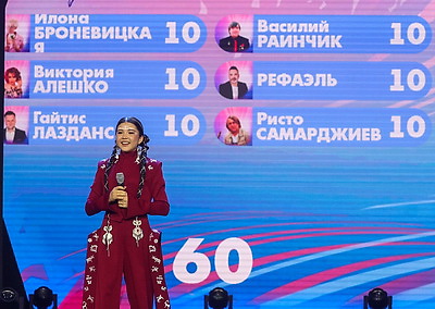 Артистки из Беларуси и Казахстана лидируют на детском музыкальном конкурсе \"Витебск\" по итогам первого дня